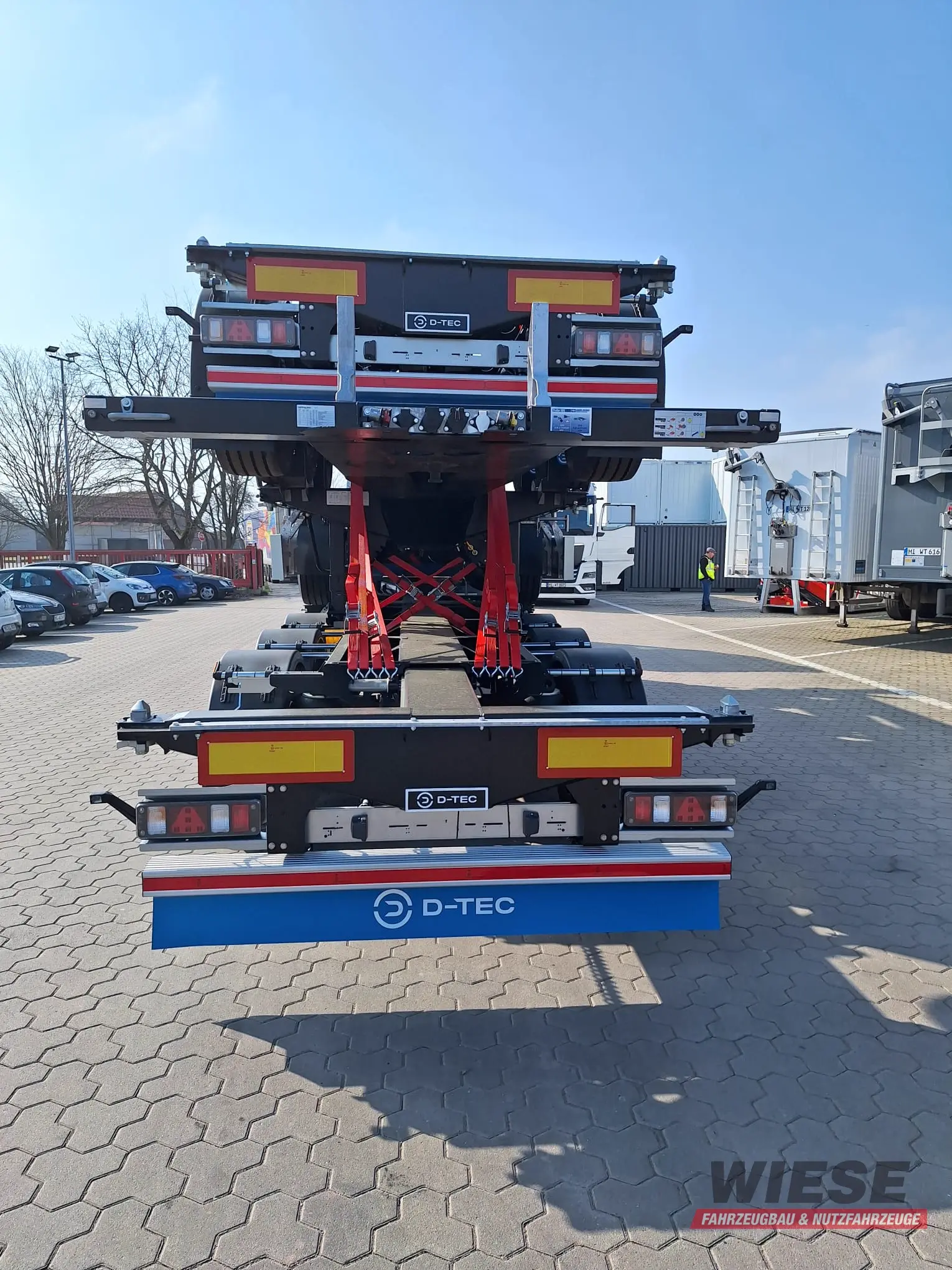 D-TEC Containerchassis Flexitrailer
