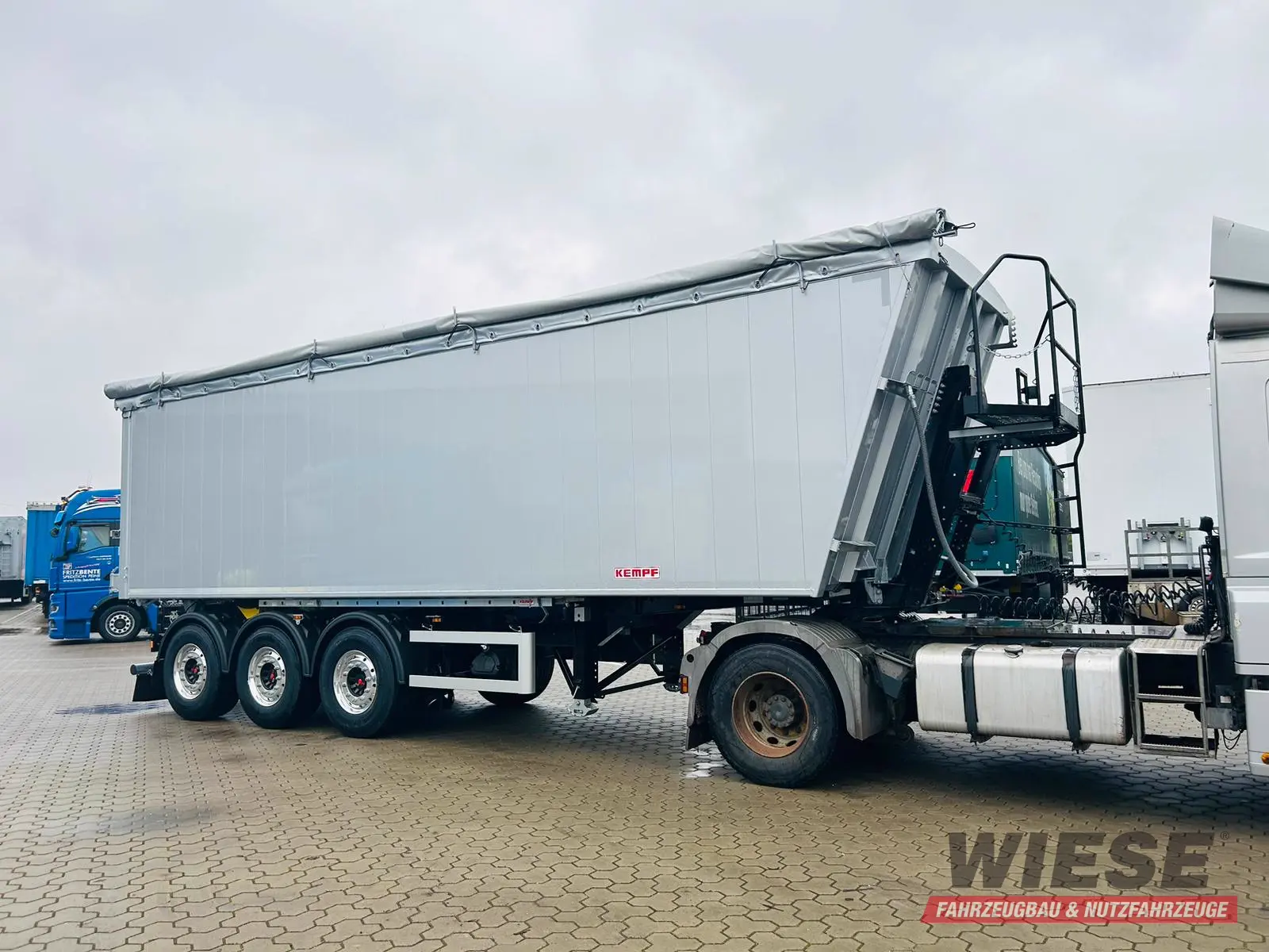 Kempf SKM 36/3 AK 3-Achs Alu Sattelkipper 50m³