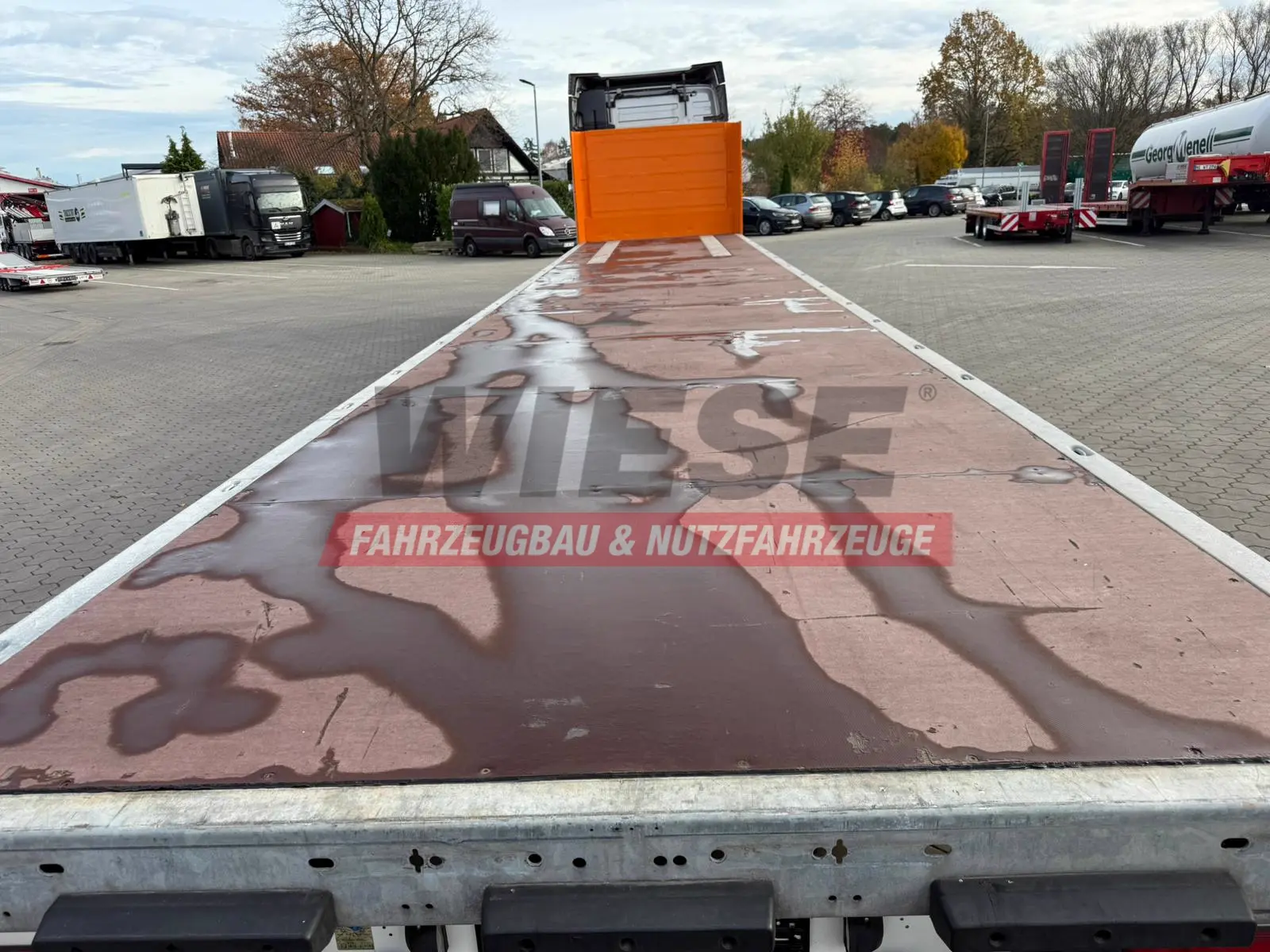 Schmitz Cargobull SCB S3T 3-Achs Plattform Auflieger Guter Zustand