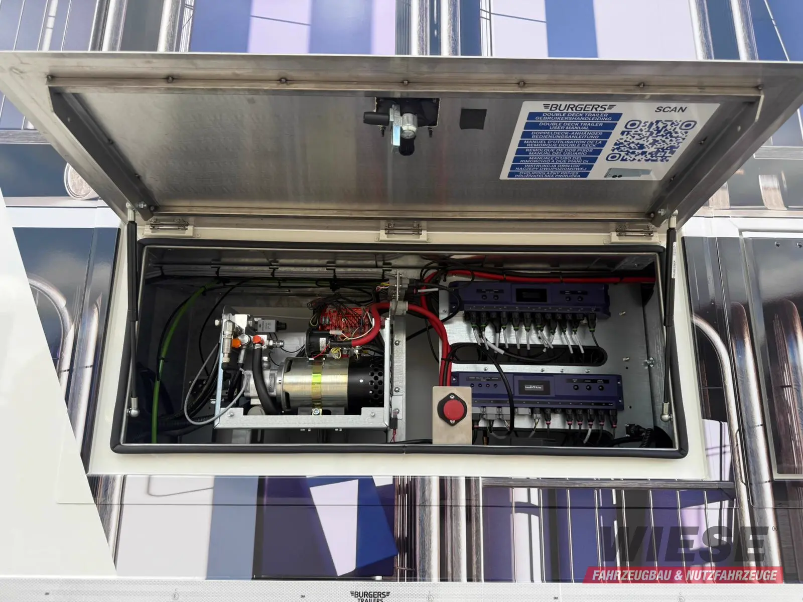 Wiese Doppelstock Trailer 60% mehr Ladefläche