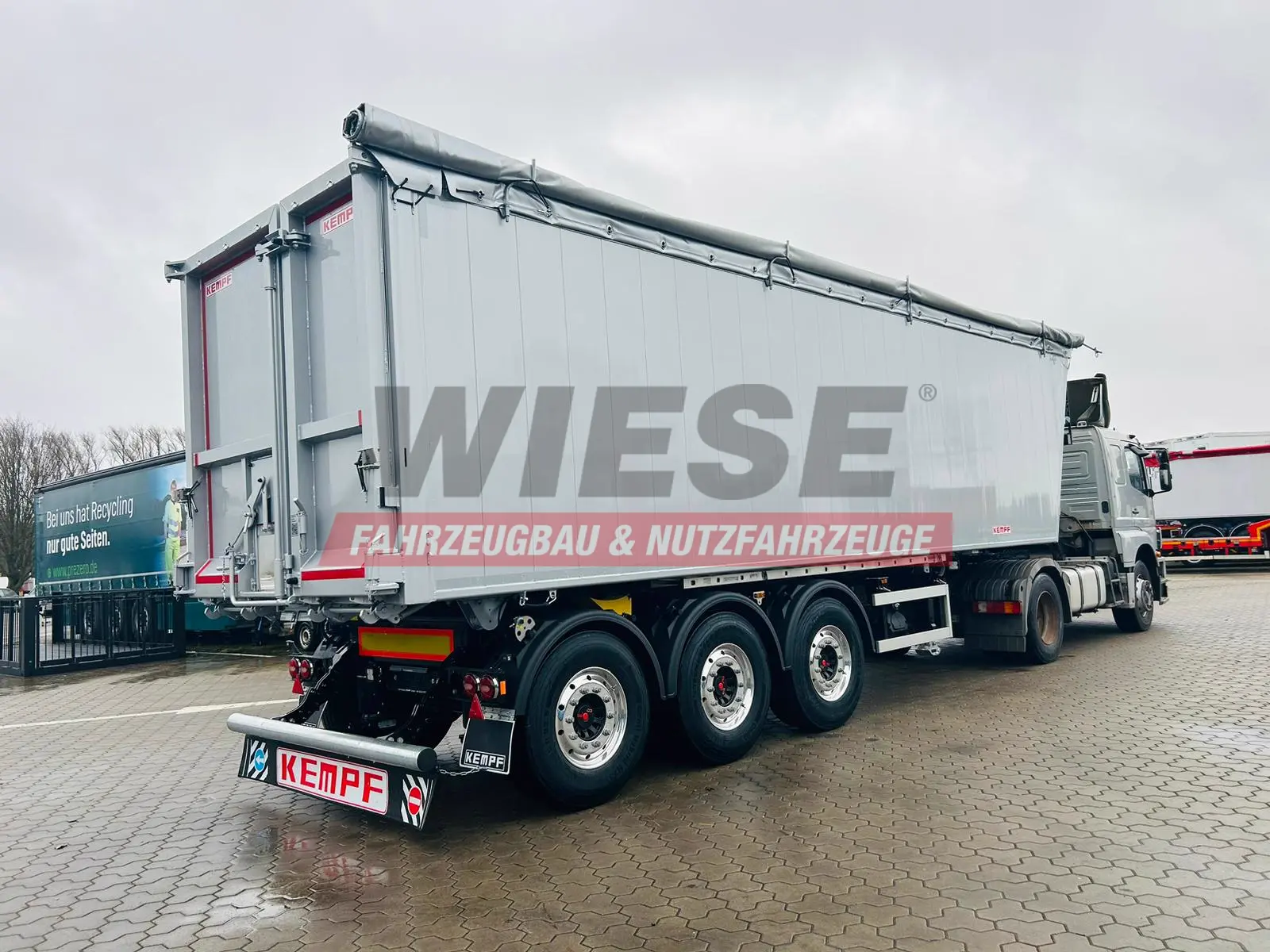 Kempf SKM 36/3 AK 3-Achs Alu Sattelkipper 50m³