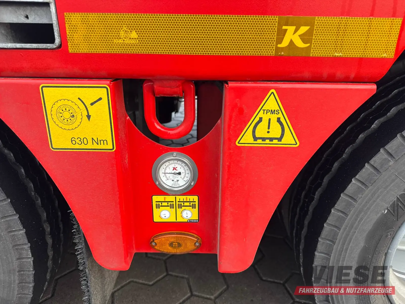 Kässbohrer K.SLA R 4 / 2N 18/40 Tieflader Radmulden tele