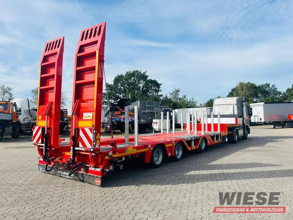 Kässbohrer K.SLA.HS Tieflader teleskopierbar hydr. Hochbett