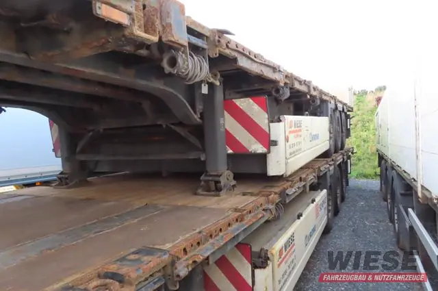 Krone Stahlmattenauflieger mit Bordwände