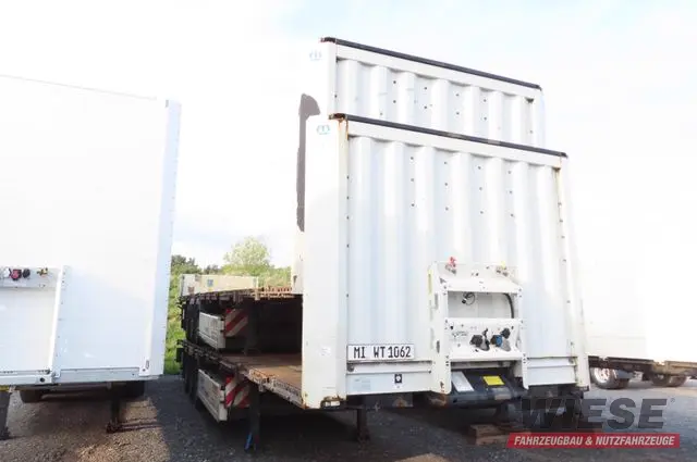 Krone Stahlmattenauflieger mit Bordwände