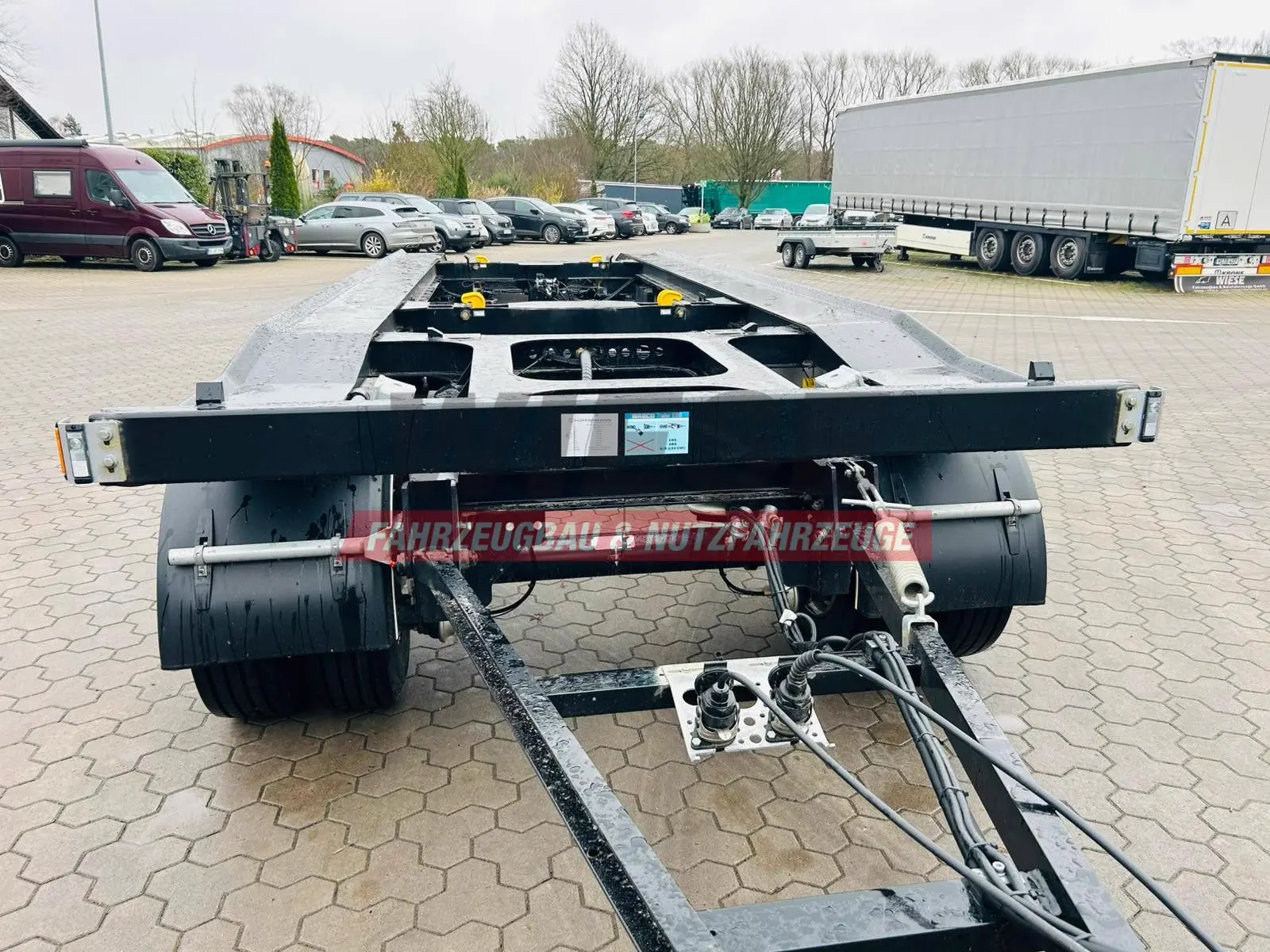 Hüffermann HAR 20.70 LS Aussenrollen Anhänger Sofort Verfüg