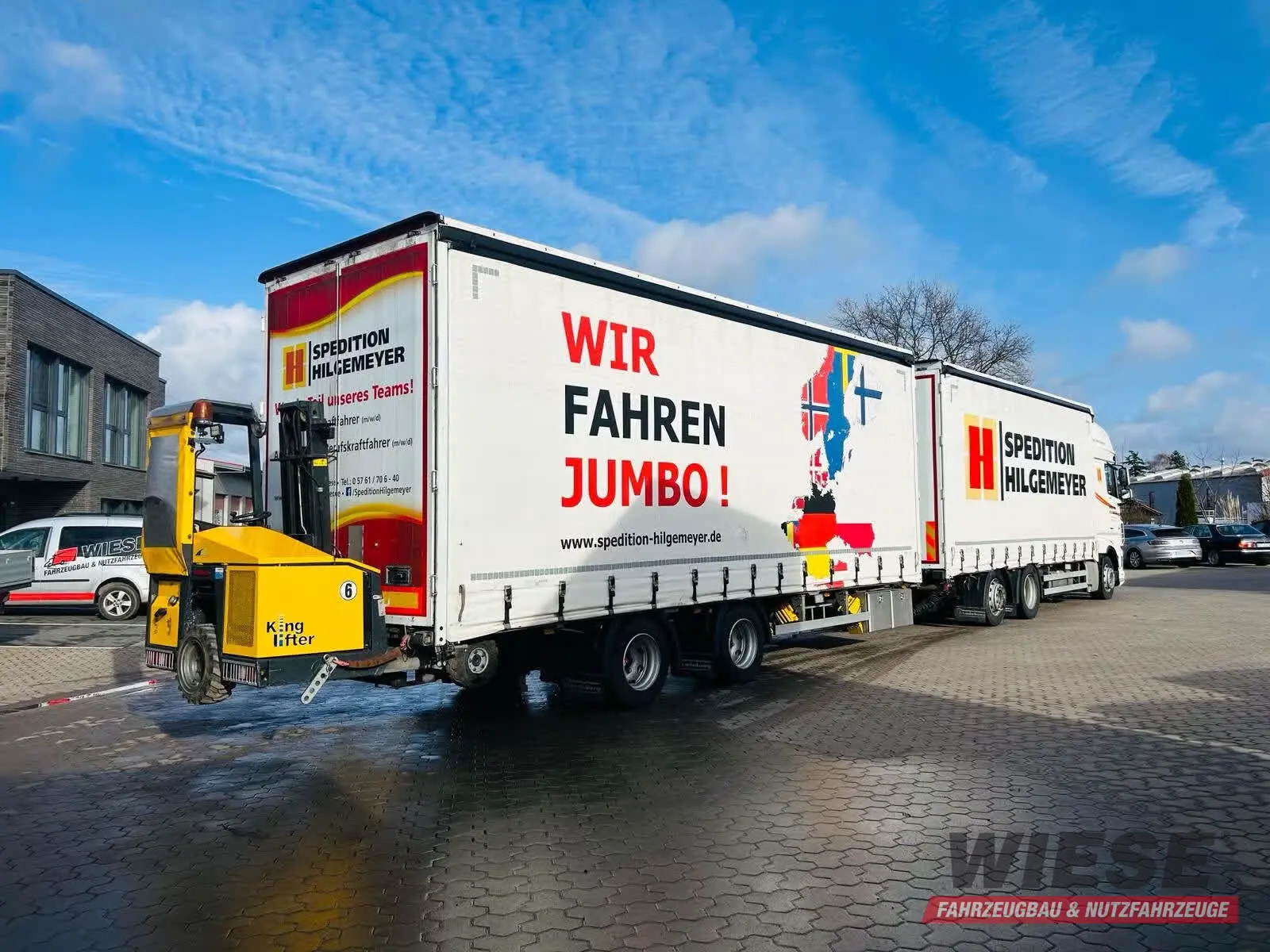 FBL Zentralachsanhänger Volumenaufbau von Wiese Fahrzeugmarkt in Petershagen kaufen ab 18500.00€