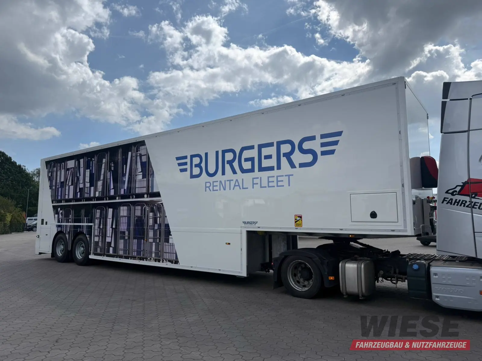 Wiese Doppelstock Trailer 60% mehr Ladefläche