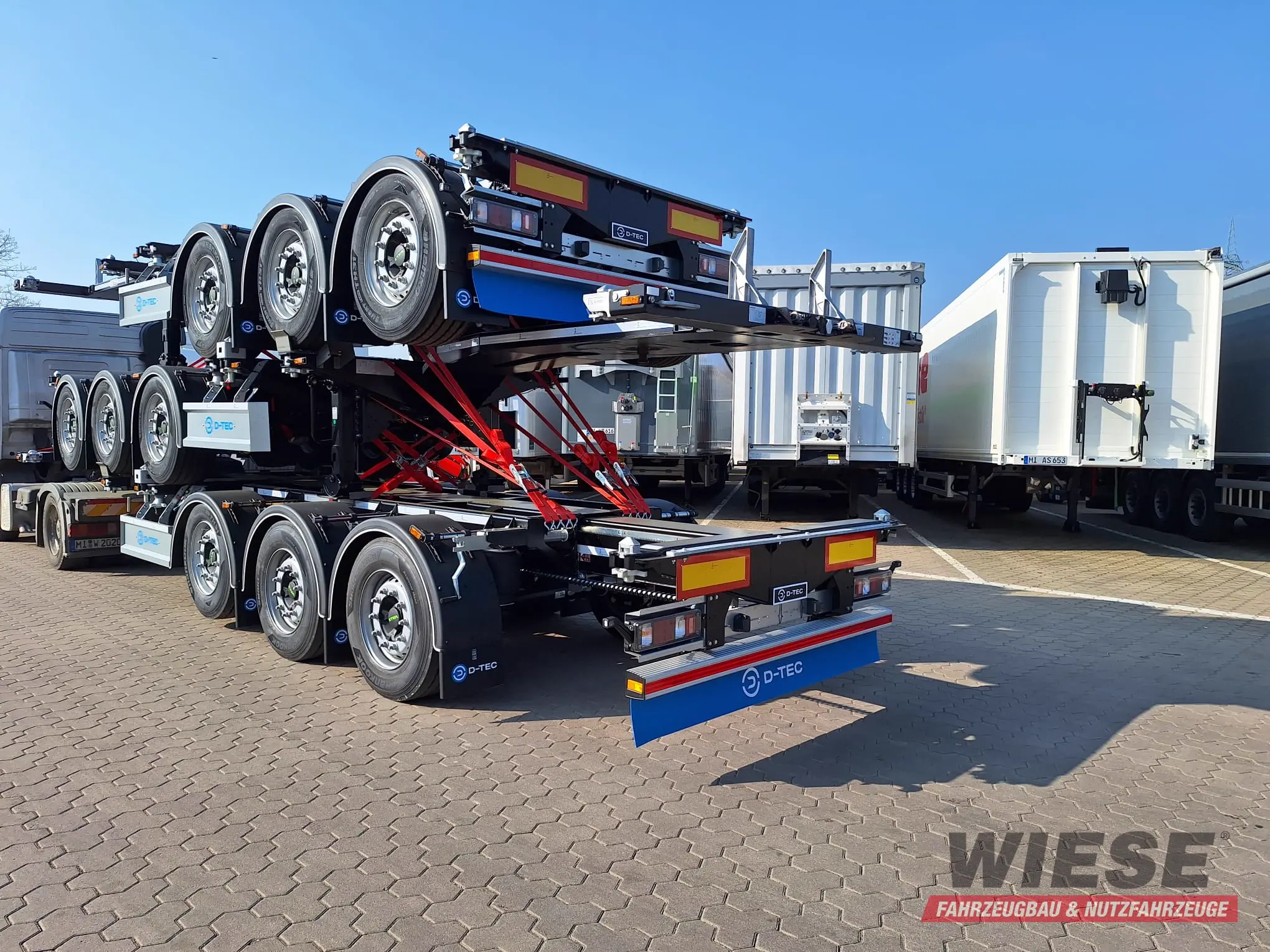 D-TEC Containerchassis Flexitrailer