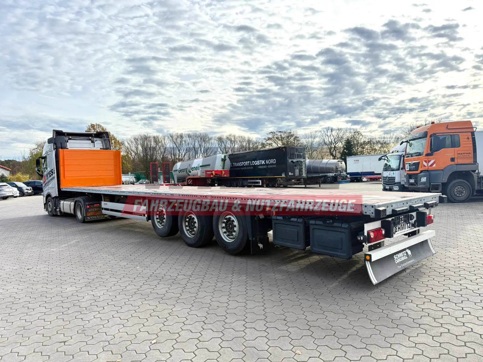 Schmitz Cargobull SCB S3T 3-Achs Plattform Auflieger Guter Zustand