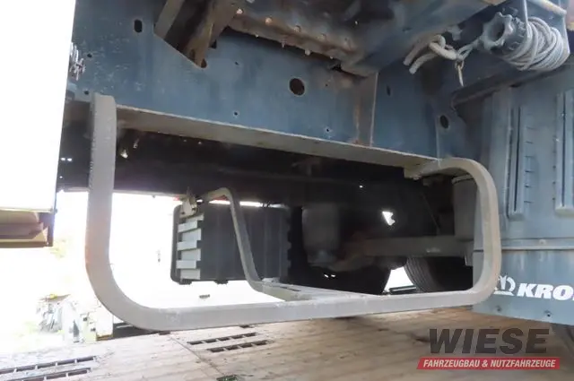 Krone Stahlmattenauflieger mit Bordwände