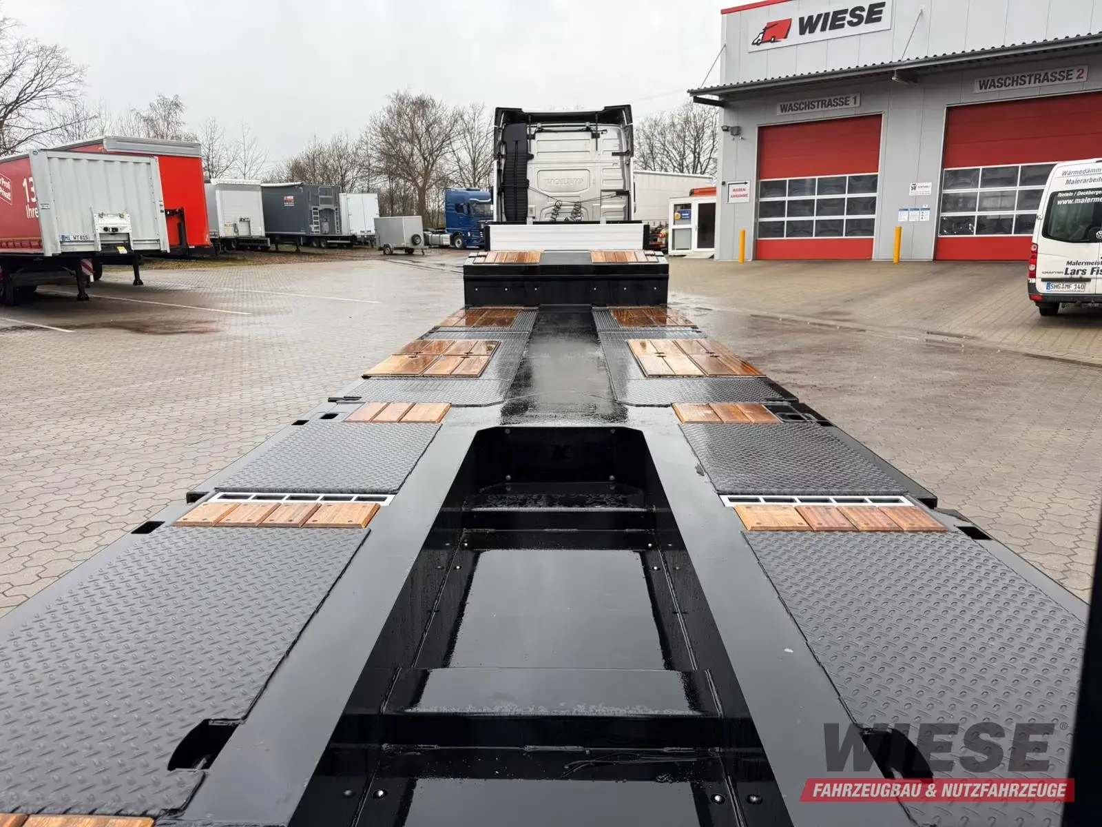 Kässbohrer K.SLA R 4 / 2N 18/40 Tieflader Radmulden tele