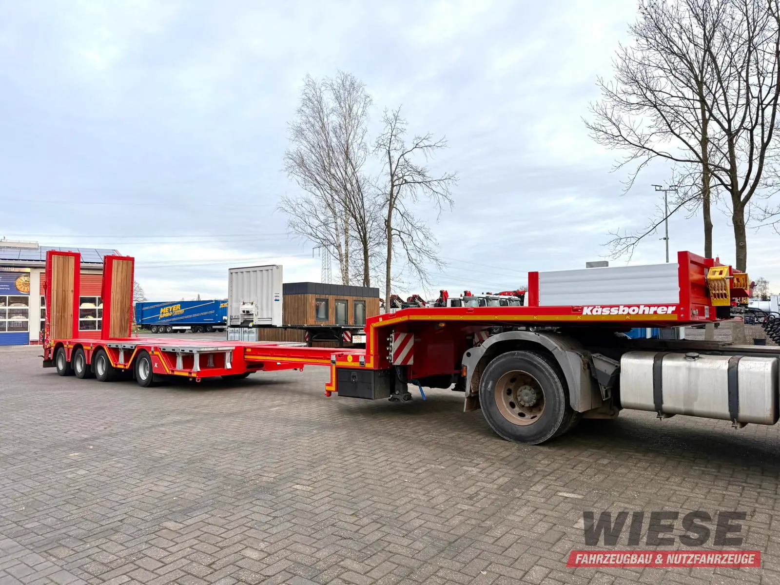 Kässbohrer K.SLA R 4 / 2N 18/40 Tieflader Radmulden tele