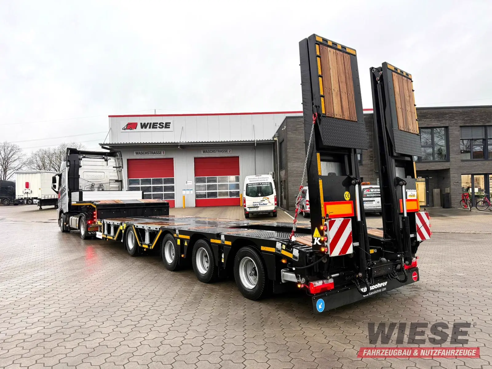 Kässbohrer K.SLA R 4 / 2N 18/40 Tieflader Radmulden