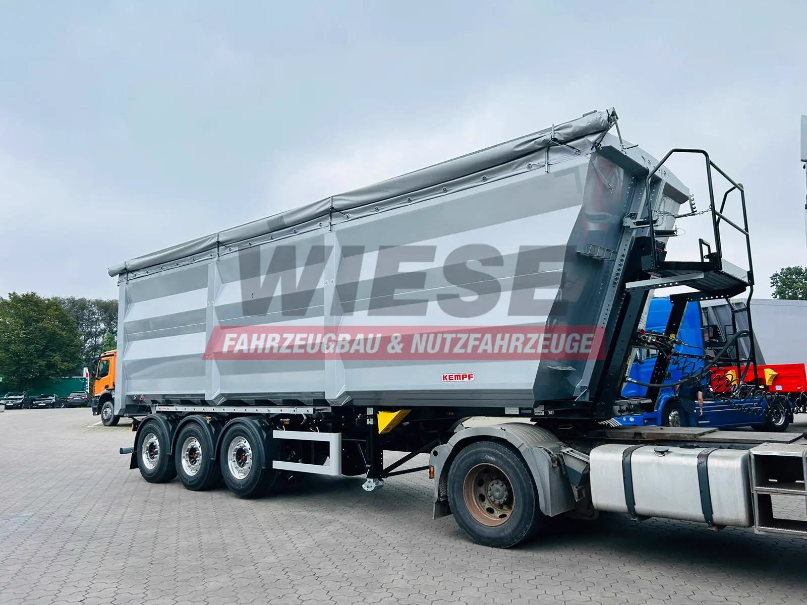 Kempf SKM 36/3 SHL-Light 3-Achs Stahl Kipper 51m³