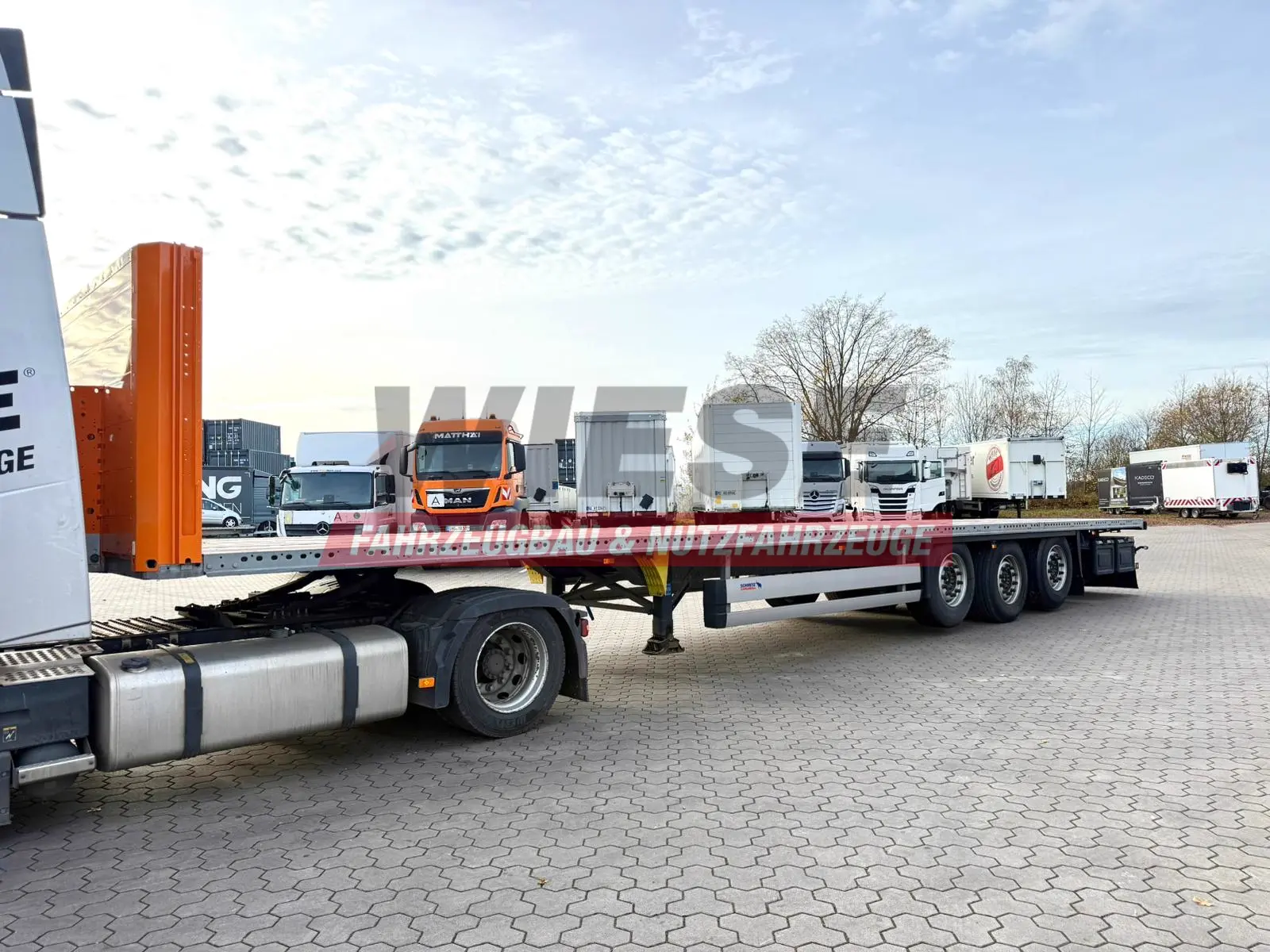 Schmitz Cargobull SCB S3T 3-Achs Plattform Auflieger Guter Zustand