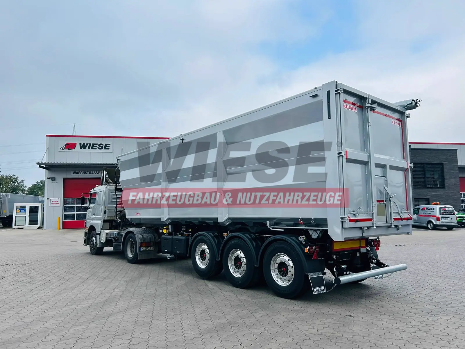Kempf SKM 36/3 SHL-Light 3-Achs Stahl Kipper 51m³